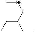 2-ETHYL-N-METHYLBUTAN-1-AMINE Struktur