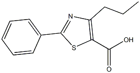 2-PHENYL-4-PROPYL-1,3-THIAZOLE-5-CARBOXYLIC ACID Struktur