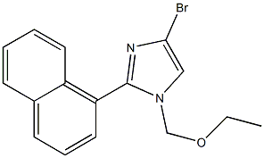 4-BROMO-1-(ETHOXYMETHYL)-2-(1-NAPHTHYL) -1H-IMIDAZOLE Struktur