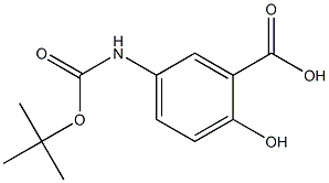 Boc-5-Amino Salicylic Acid Struktur