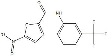 N2-[3-(trifluoromethyl)phenyl]-5-nitro-2-furamide Struktur