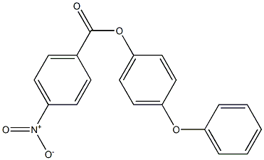 4-phenoxyphenyl 4-nitrobenzoate Struktur