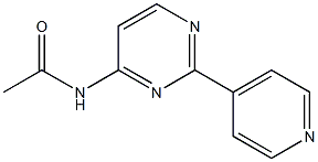 N1-[2-(4-pyridyl)pyrimidin-4-yl]acetamide Struktur