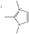 1,2,3-trimethyl-1H-imidazol-3-ium iodide Struktur