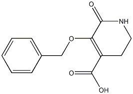 5-(benzyloxy)-6-oxo-1,2,3,6-tetrahydro-4-pyridinecarboxylic acid Struktur