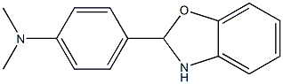 N1,N1-dimethyl-4-(2,3-dihydro-1,3-benzoxazol-2-yl)aniline Struktur