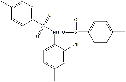 N1-(5-methyl-2-{[(4-methylphenyl)sulfonyl]amino}phenyl)-4-methylbenzene-1-sulfonamide Struktur