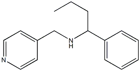 (1-phenylbutyl)(pyridin-4-ylmethyl)amine Struktur