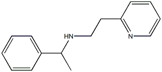 (1-phenylethyl)[2-(pyridin-2-yl)ethyl]amine Struktur