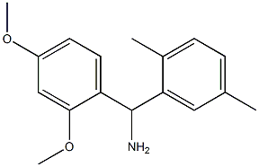 (2,4-dimethoxyphenyl)(2,5-dimethylphenyl)methanamine Struktur