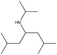 (2,6-dimethylheptan-4-yl)(propan-2-yl)amine Struktur