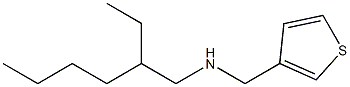 (2-ethylhexyl)(thiophen-3-ylmethyl)amine Struktur