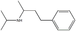 (4-phenylbutan-2-yl)(propan-2-yl)amine Struktur