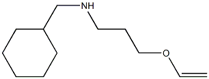 (cyclohexylmethyl)[3-(ethenyloxy)propyl]amine Struktur