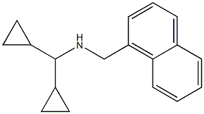 (dicyclopropylmethyl)(naphthalen-1-ylmethyl)amine Struktur