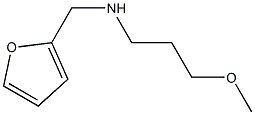 (furan-2-ylmethyl)(3-methoxypropyl)amine Struktur