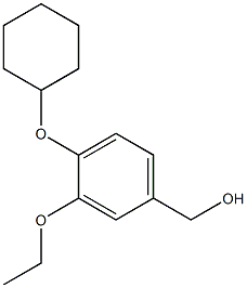 [4-(cyclohexyloxy)-3-ethoxyphenyl]methanol Struktur