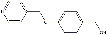 [4-(pyridin-4-ylmethoxy)phenyl]methanol Struktur