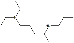 [5-(diethylamino)pentan-2-yl](propyl)amine Struktur