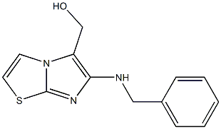 [6-(benzylamino)imidazo[2,1-b][1,3]thiazol-5-yl]methanol Struktur