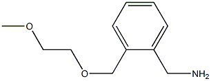 {2-[(2-methoxyethoxy)methyl]phenyl}methanamine Struktur