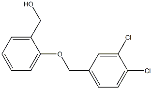 {2-[(3,4-dichlorophenyl)methoxy]phenyl}methanol Struktur