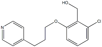 {2-chloro-6-[3-(pyridin-4-yl)propoxy]phenyl}methanol Struktur