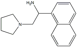 1-(1-naphthyl)-2-pyrrolidin-1-ylethanamine Struktur