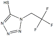 1-(2,2,2-trifluoroethyl)-1H-1,2,3,4-tetrazole-5-thiol Struktur