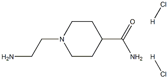 1-(2-aminoethyl)piperidine-4-carboxamide dihydrochloride Struktur