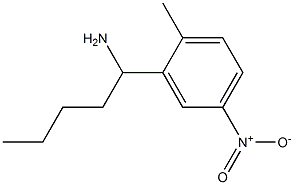 1-(2-methyl-5-nitrophenyl)pentan-1-amine Struktur