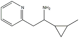 1-(2-methylcyclopropyl)-2-(pyridin-2-yl)ethan-1-amine Struktur