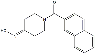 1-(2-naphthoyl)piperidin-4-one oxime Struktur