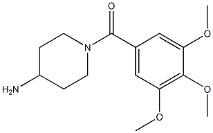 1-(3,4,5-trimethoxybenzoyl)piperidin-4-amine Struktur