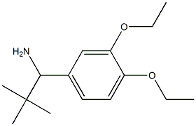 1-(3,4-diethoxyphenyl)-2,2-dimethylpropan-1-amine Struktur