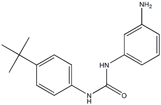 1-(3-aminophenyl)-3-(4-tert-butylphenyl)urea Struktur