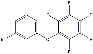 1-(3-bromophenoxy)-2,3,4,5,6-pentafluorobenzene Struktur