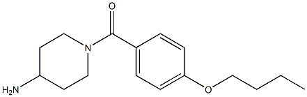 1-(4-butoxybenzoyl)piperidin-4-amine Struktur