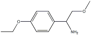 1-(4-ethoxyphenyl)-2-methoxyethanamine Struktur