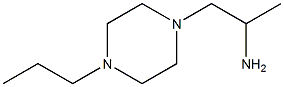 1-(4-propylpiperazin-1-yl)propan-2-amine Struktur