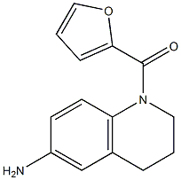 1-(furan-2-ylcarbonyl)-1,2,3,4-tetrahydroquinolin-6-amine Struktur