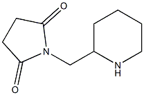 1-(piperidin-2-ylmethyl)pyrrolidine-2,5-dione Struktur