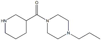 1-(piperidin-3-ylcarbonyl)-4-propylpiperazine Struktur