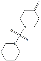 1-(piperidine-1-sulfonyl)piperidin-4-one Struktur