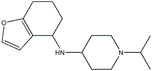 1-(propan-2-yl)-N-(4,5,6,7-tetrahydro-1-benzofuran-4-yl)piperidin-4-amine Struktur