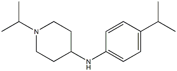 1-(propan-2-yl)-N-[4-(propan-2-yl)phenyl]piperidin-4-amine Struktur