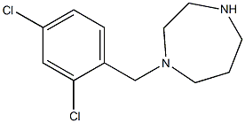 1-[(2,4-dichlorophenyl)methyl]-1,4-diazepane Struktur