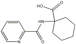 1-[(pyridin-2-ylcarbonyl)amino]cyclohexanecarboxylic acid Struktur