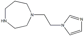 1-[2-(1H-imidazol-1-yl)ethyl]-1,4-diazepane Struktur