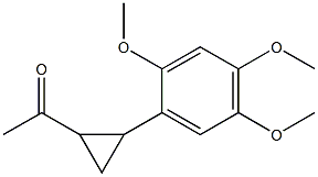 1-[2-(2,4,5-trimethoxyphenyl)cyclopropyl]ethan-1-one Struktur